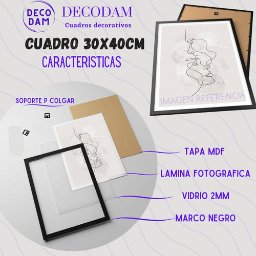 DecoDam Homero Tomando Mate 30x40cm List P Colgar 1