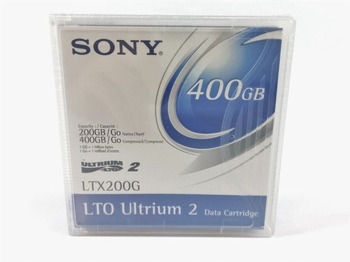 Fita De Backup Sony Lto Ultrium 2 Ltx200g 400gb 40/80mb/s 1