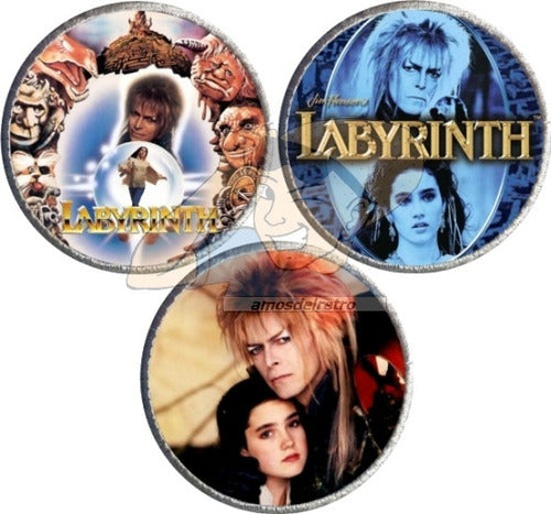 ADR Parche Bordado Laberinto Film David Bowie Rey Jareth X Unid 1