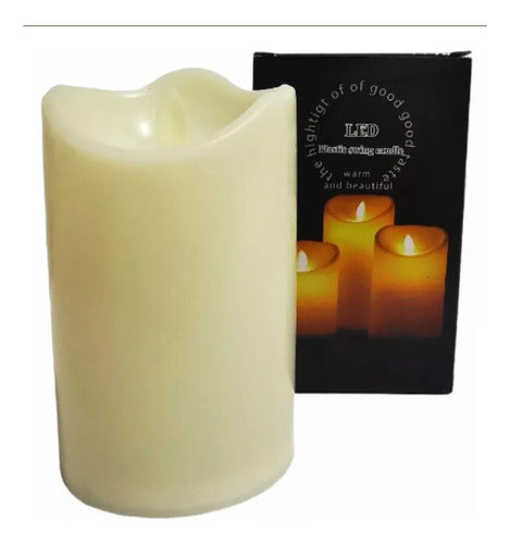 ONCETRADE Velas Velon Velones Led Pila Llama Con Movimiento 15cm Alto 0