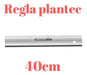 Metal Cutting Ruler Plantec 40 cm 0