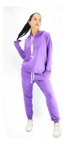 TIENDA DUA Unisex Jogger Set in Violet 0