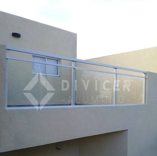 Divicer Aluminio Balcony Guardrail - Safety Perimeter Fencing 6