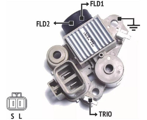 Regulador De Voltaje Alternador Mando Rnma C09001 0