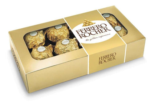 Ferrero Rocher Chocolate Box x8 Un. 100 Gr Chocolate x2 1