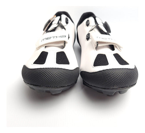 MTB Shoe Metha Tigra 45/28cm White 1 Boa 1 Velcro 2