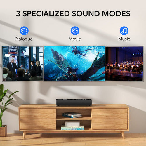 Larksound Barra De Sonido Pequea Para Tv, Pc, Juegos, Barra 1