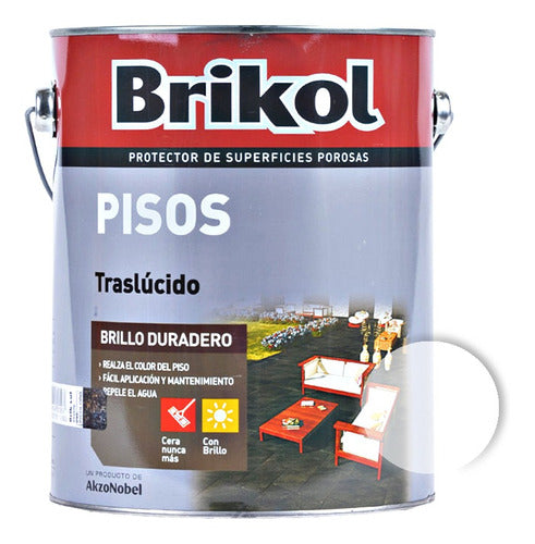 Brikol Pisos Impermeabilizante Protector Brillante 4 Lts 6