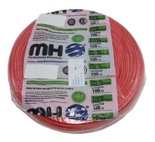 M&H Unipolar Cable 2.5mm Standardized Roll 100 Meters Colors 2