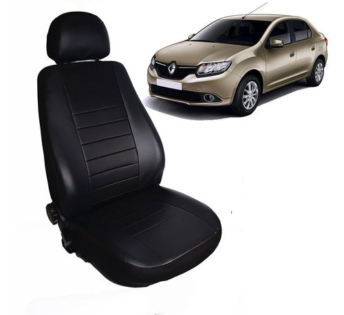 Team Premium Leather Seat Cover for Renault Logan 16'+ 1