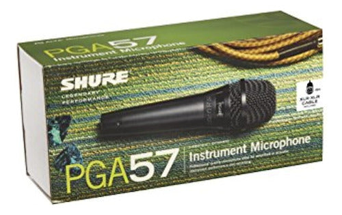 Shure Pga57 Xlr Cardioid Dynamic Instrument Microphone With 0