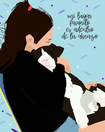 LUNERADESIGN Retrato / Ilustración Digital De Mascotas (Perros/Gatos/Etc) 2