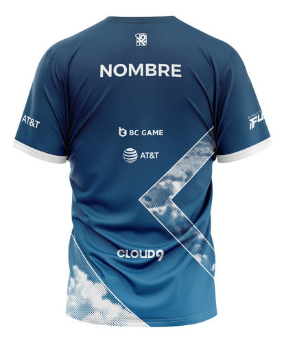 Camiseta Cloud9 Summer 2023 E-sports (Personalizable) 10