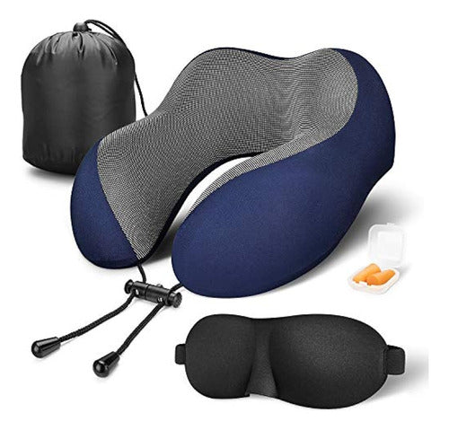 Mlvoc Travel Pillow Memory Foam Neck Pillow 0