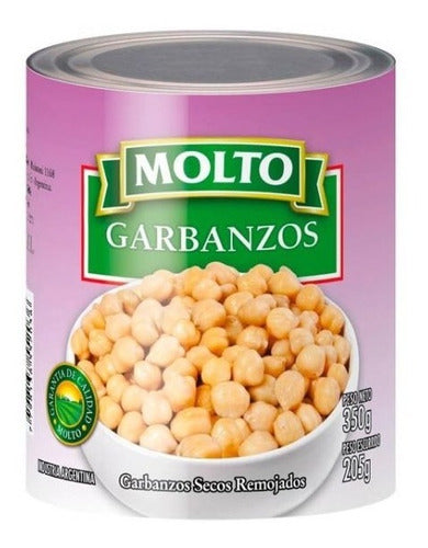 Molto Chickpeas 350 Grams X 30 Units 0