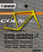 Calco Set De Cuadro Colnago Campagnolo Sram 4