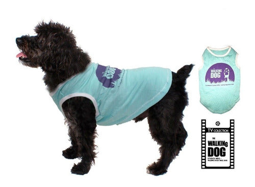 MG-Elecant Remera Musculosa Para Perros - Walking Dog 6