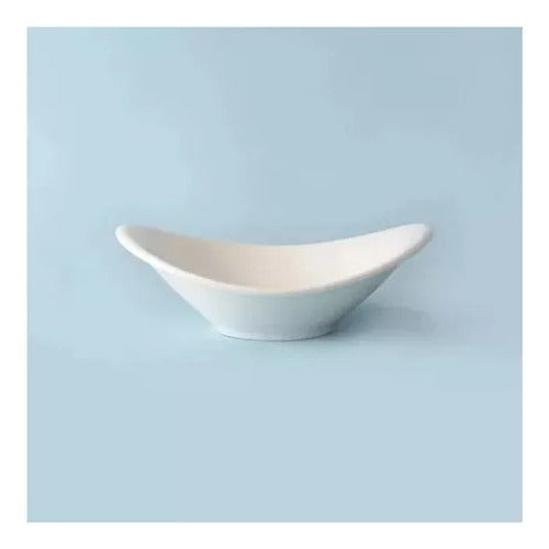 Set X 4 Bowl Oval Porcelana 14 X 11 Cm Horeca Harmony M 1