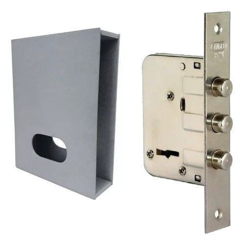 Prive 211 Heavy-Duty Lock Box + Prive 211 Lock 0