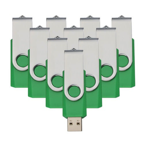 Estados Unidos Stock 10 Pack 1gb Giratorio Usb 2.0 Flash Dri 0