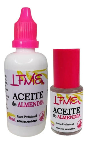 Almond Cuticle Oil 60ml + Gift Nail Polish 14ml by Lfme 0