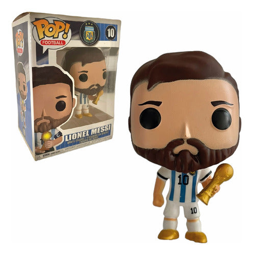 Funko Pop Messi 10 Muñeco Argentina Mundial Qatar 2022 0