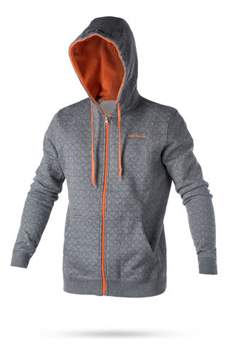 Reeve Sweat Gris-naranja L 0