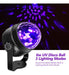 Litake Luz Negra Uv Para Fiesta Brillante, 6 W, Luces Estrob 2