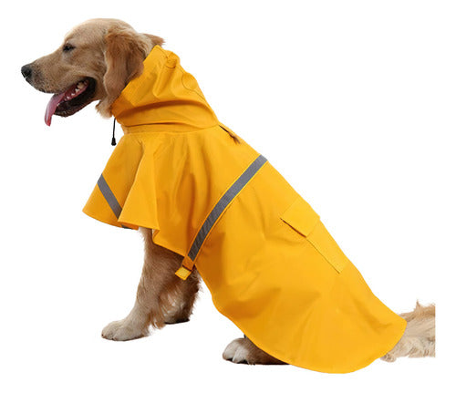 Capa De Chuva Para Cães Nacoco, Roupas Impermeáveis Ajustáve 0