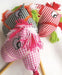 Wooden Stick Horse for Riding Fabric Various Colors 4