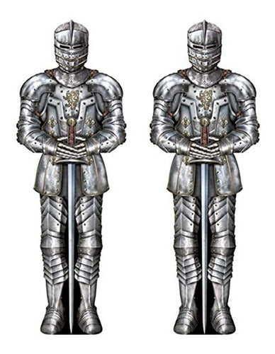 Beistle Jointed Armor 2 Piece, 6', Silver 0