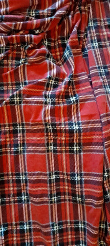 Cotton Scottish Tartan Fabric Cut 2.20m x 1.60m 1