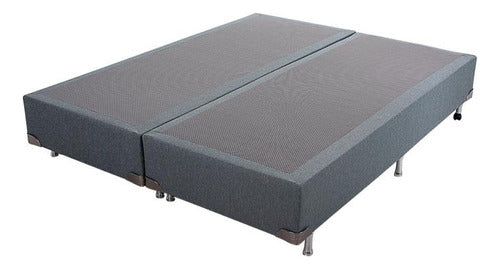 Fa Queen Bed Base 160x200 with 40 cm Height and Solid Wood Legs 0