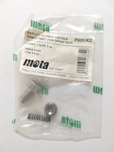 Mota Repuesto Pistola P- Kit Resort Aguja+tuerca+tornillo P800/K2 0