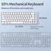 Tmkb 60 Por Ciento Gaming Keyboard Led Retroiluminado Ultra- 2