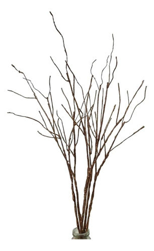 Bakoukiter Realistic Ruffled Willow Artificial Branches - 5 Stems 0