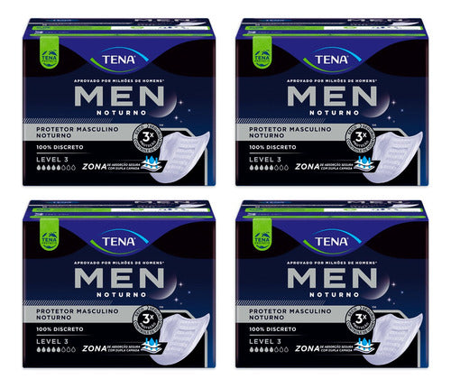 Absorvente Tena Men Noturno Para Incontinência Urinária 4x8u 0