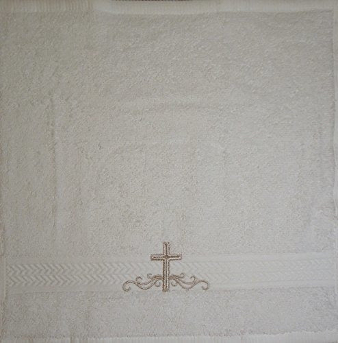 KASVER URUGUAY Linen Cotton Terrycloth Baptismal Cloth 1