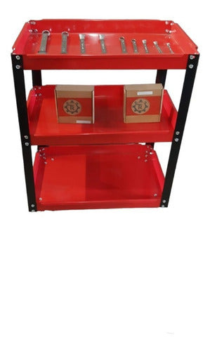 TR Mechanical Cart with 3 Trays (Large) 2