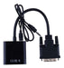 Intco DVI-D 24+1 Male to VGA Female Converter 09-020 0