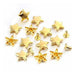 Tachas Remache Estrellas X100u. Doradas12mm 0