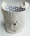 Multi-Purpose Fabric Organizer Basket 23x20cm Home Decor Smiley Face 14
