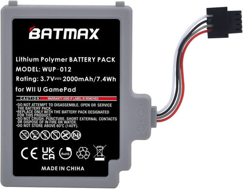 Batmax Wup-010 Battery Replacement For Nintendo Wii U Gamepad Wup-012 0