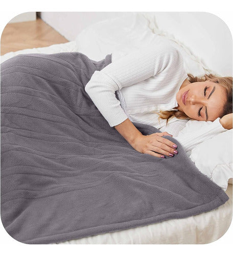 DUODUO Electric Heating Blanket 50 x 60 Inches, Fleece 4