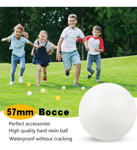 Conjunto De 4 Bolas De Boce Pallino 57cm Para Todos 6