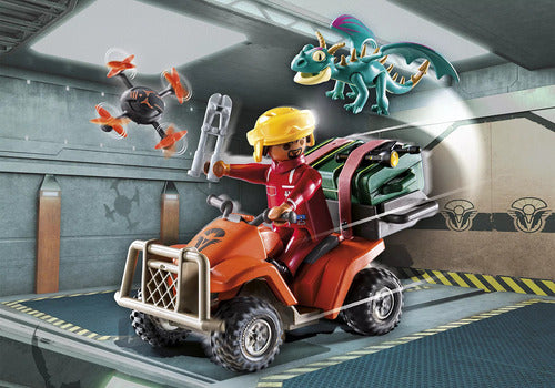 Playmobil Dragons 71085 Cuatriciclo Pullback 3