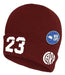 Newcaps Wool Beanie, Custom Number Choice, White, Code #78 1