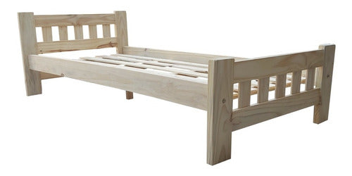 Andrade Solid Pine Reinforced Single Bed 0