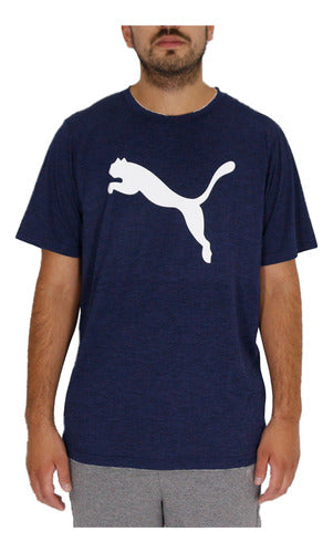 Puma Heather Cat Men's T-Shirt Blue Jjdeportes 0