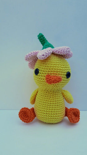 Amigurumi Sonajero 12 Cm Patitos 5